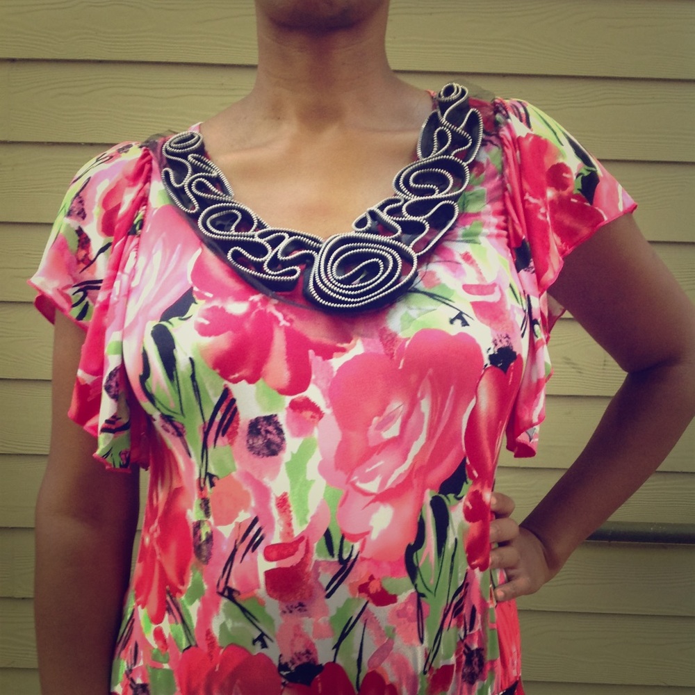 Creative design works medium shirt/mini dress